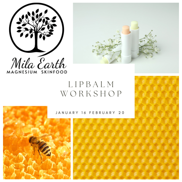 Lip balm making workshop 6-7:30 pm