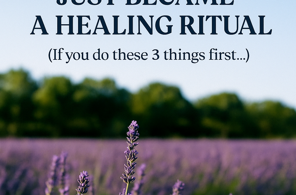 Your daily walk just became a healing ritual, over a lavender field