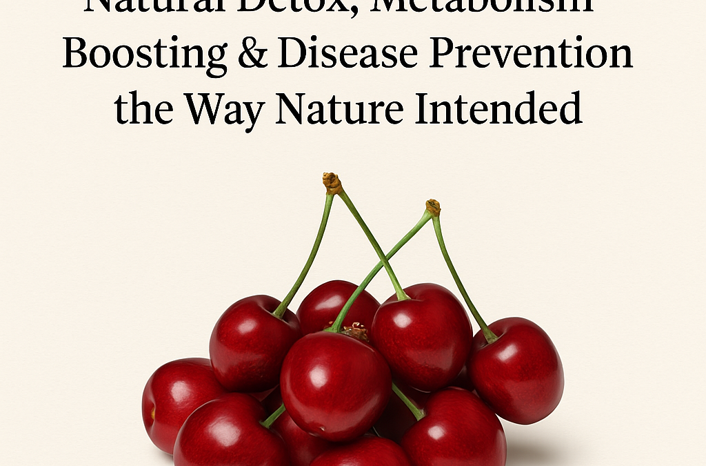The Cherries Are Yelling: natural detox, metabolism boosting and disease prevention, with a bunch of red cherries
