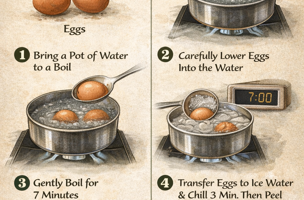 How to Make Jammy Soft-Boiled Eggs illustrated recipe