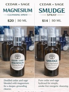 Sage & Cedar Smudge & MG Ritual Spray, alternate view 1