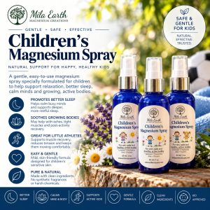 Mila Earth Children's Magnesium Spray with lavender and chamomile