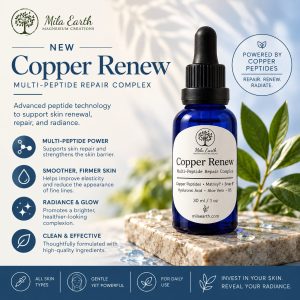 Mila Earth Copper Renew multi-peptide repair serum