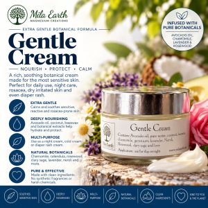 Mila Earth Gentle Cream for sensitive skin with avocado oil and chamomile