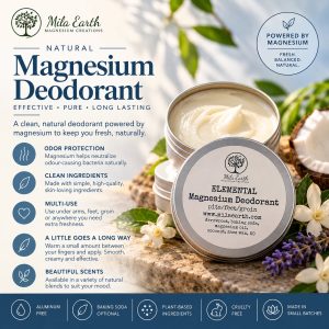 Mila Earth natural magnesium deodorant