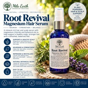 Mila Earth Root Revival Magnesium Hair and Scalp Serum spray bottle